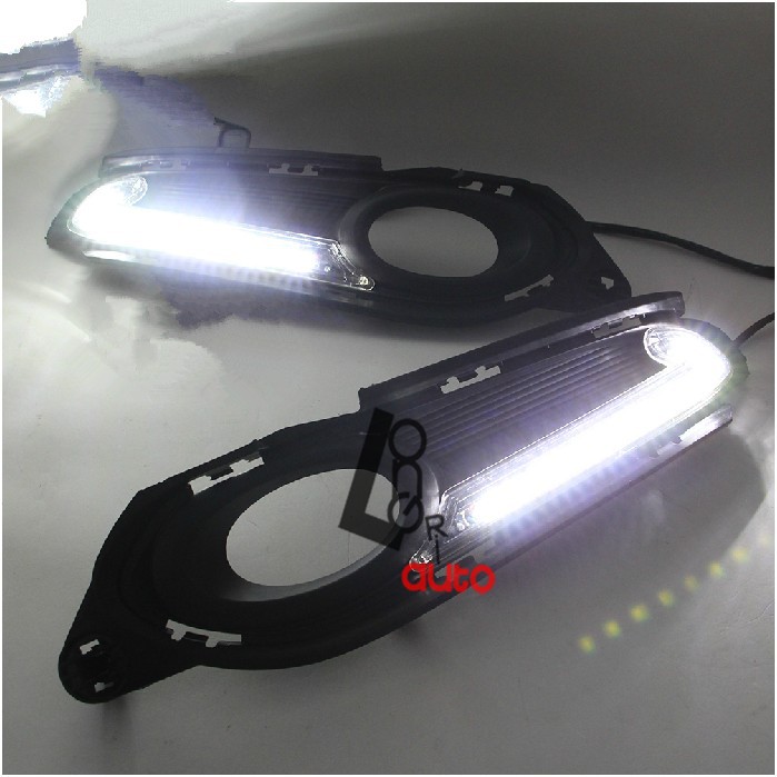 Fog light Daytime Running Light DRL LED Day Lights for Honda Vezel 2014 2015 (6)