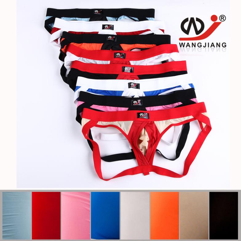 6pcs A Lot Colorful Mensthong Underwear Man Sexy Underpants Undershorts Underwear T Back T Anga 9771