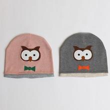 New Baby Boys Girls Hat Cotton Blends Caps Newborn Infant Baby Hat Owl Print