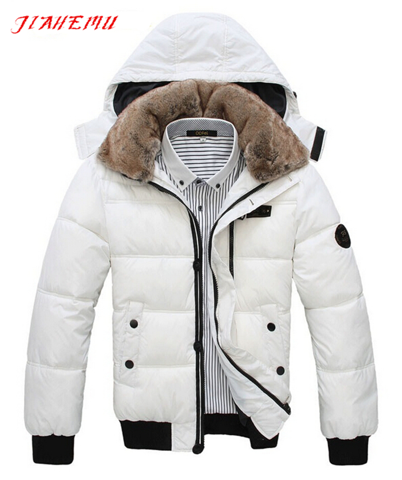 Гаджет  2015 Men New Arrival Bomber Padded Winter Jacket Warm Fleece Trimmed Collar Removable Hood Full Zip Cotton-padded Coat XXXL N348 None Одежда и аксессуары