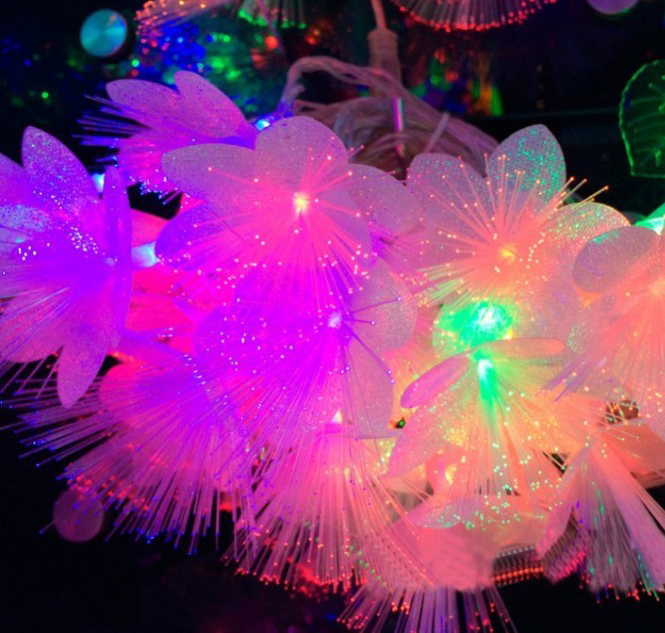 5m 28 led luminaria decoration fiber optic garland string 5m 28 led luminaria decoration fiber optic garland string