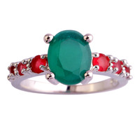 New Fashion Green Rings Apollonian Emerald 925 Silver Ring Size 6 7 8 9 10 11 12 13 Wholesale Free Shipping For Women Jewelry