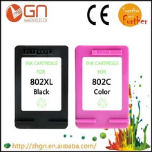 1 set Remanufactured For HP 802xl Ink Cartridge for HP802 DJ 1050/HP1000/HP2050/3050/2000/1010/1510 printers