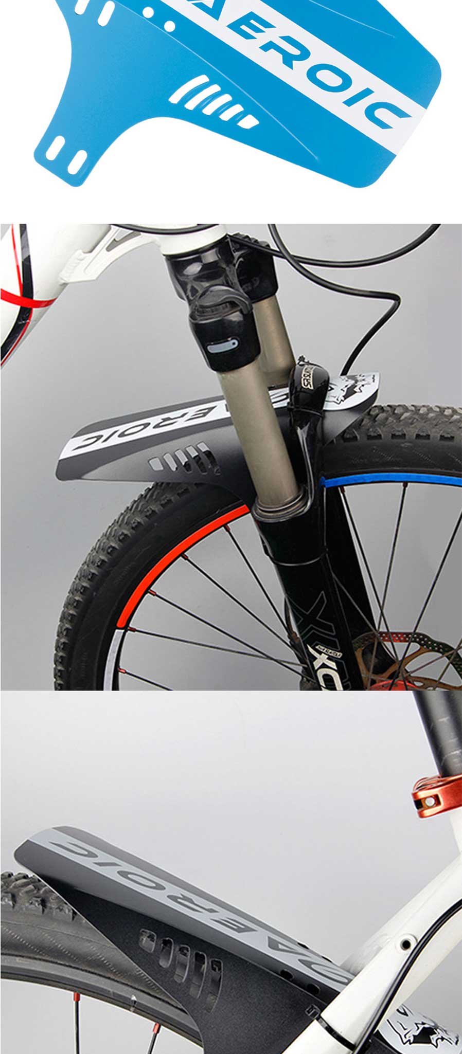 Romote Ciclismo AccessoryFront Guardabarros Trasero Monta/ña Bici neum/áticos