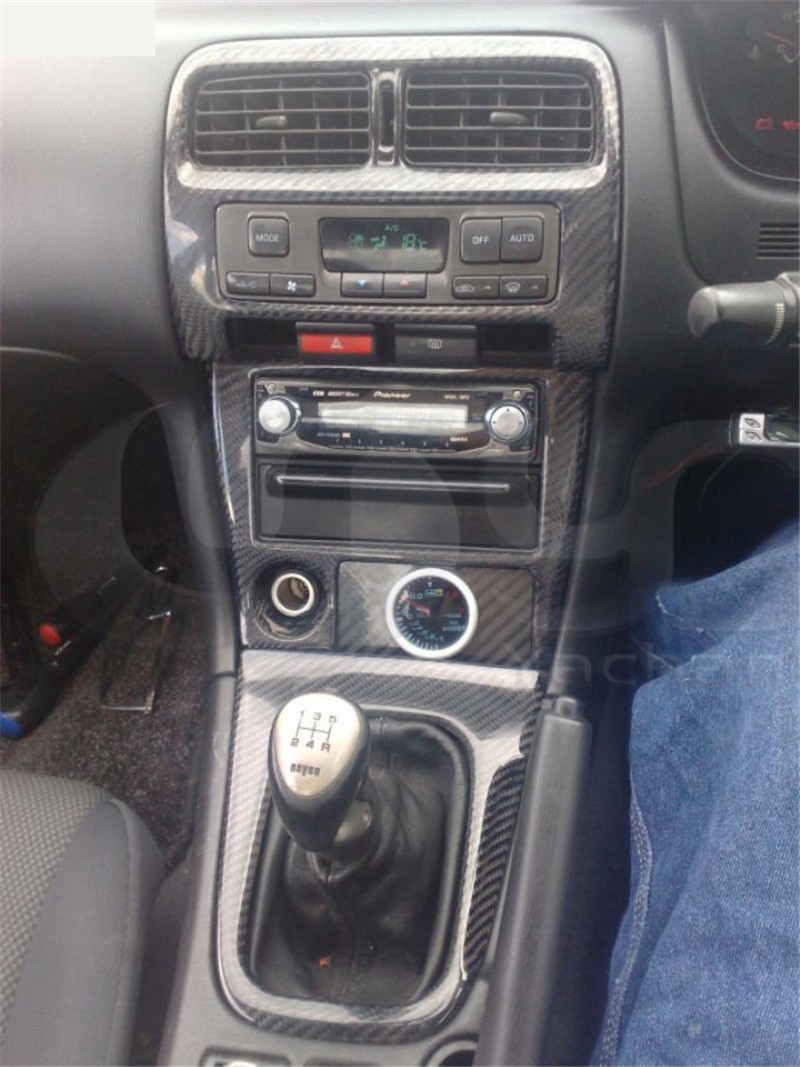 Car Styling Carbon Fiber Interior Trim Fit For 95 98 S14