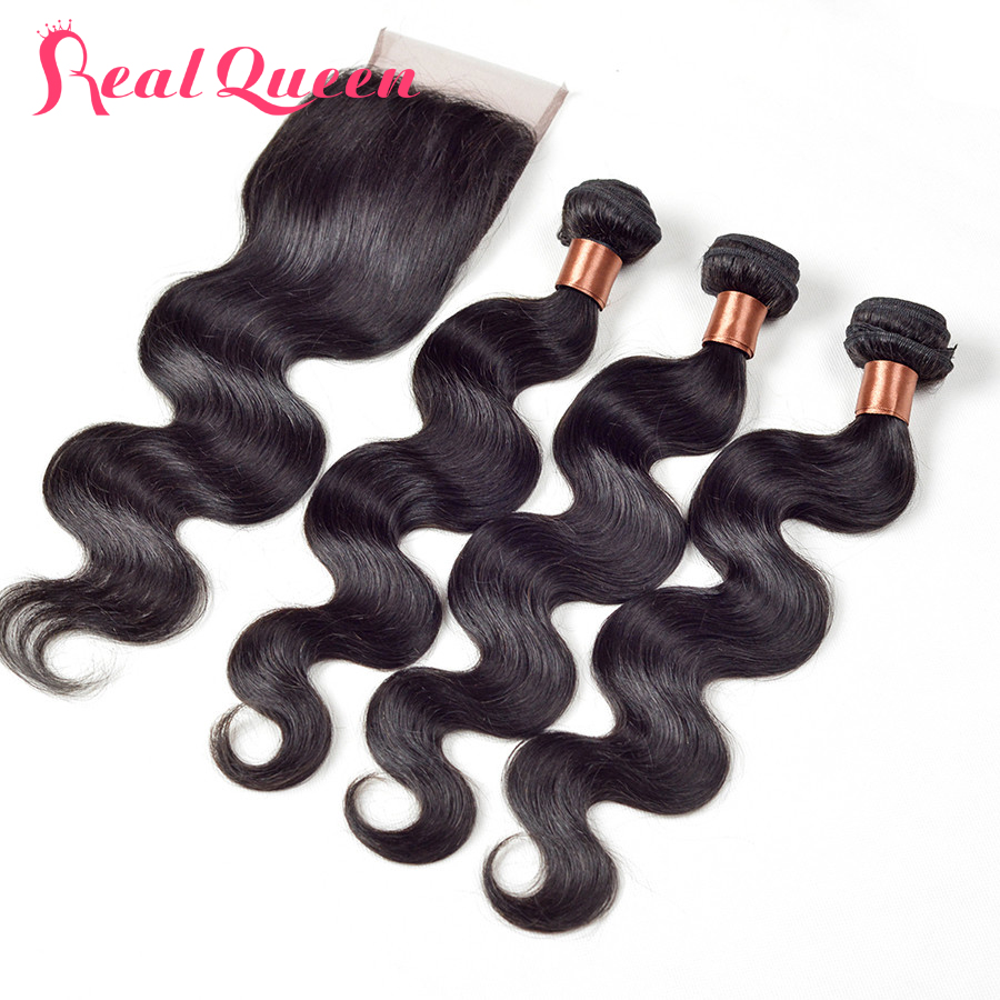 Peruvian virgin hair body wave with closure 3 bundles and closure Peruvian hair with closure Cheap Human hair weft with closure