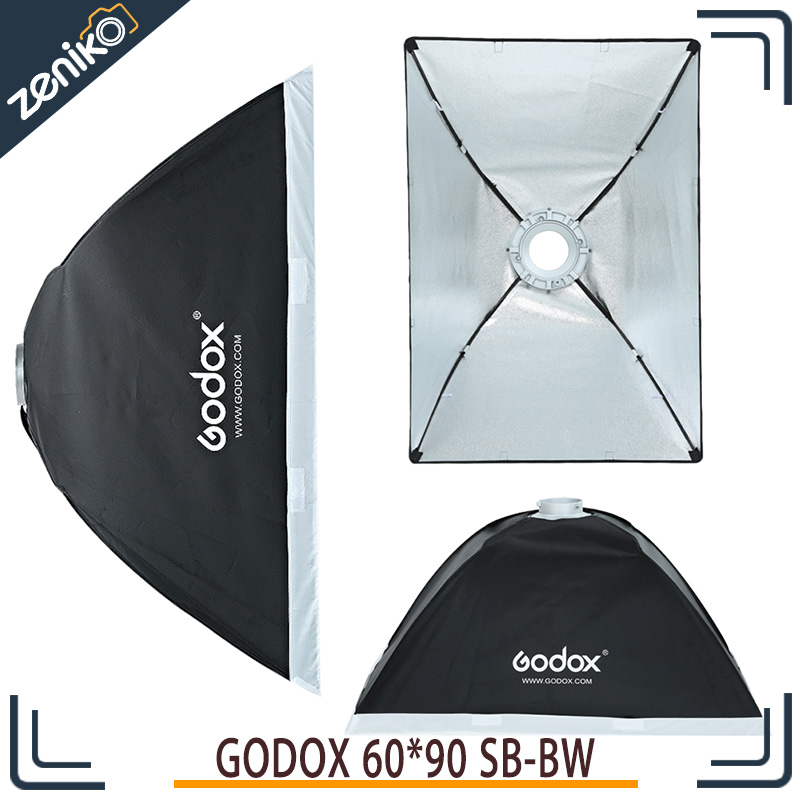 Фотография Godox 24"x35" 60x90cm Softbox soft box with Bowens Mount for Studio Strobe Light Blub Flash Photography Lighting