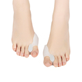 1Pair Silicone Toe Separator Thumb Valgus Protector Bunion Adjuster Hallux Valgus Guard Gel fingers Health Care
