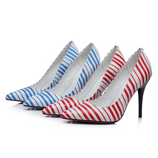 2015 summer new pointded toe high hells solid color high-heeled shoes breathable and comfortable shoes for women D987