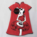 2016 winter baby girl children s costume dress cotton vest dress for new year china imported