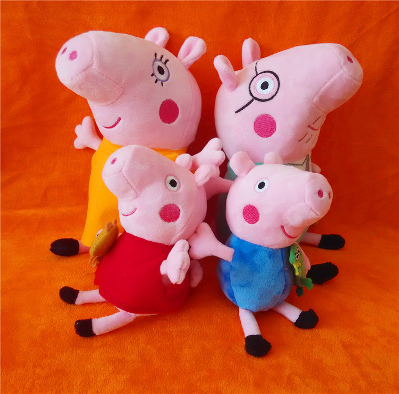 peppa pig plush family