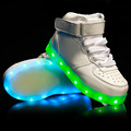2016 New Led Shoes Kids White Casual USB Charging Children Shoes With Light Chaussure Led Enfant