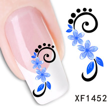 2 Sheet new watermark nail nail stickers nail jewelry wholesale XF1452
