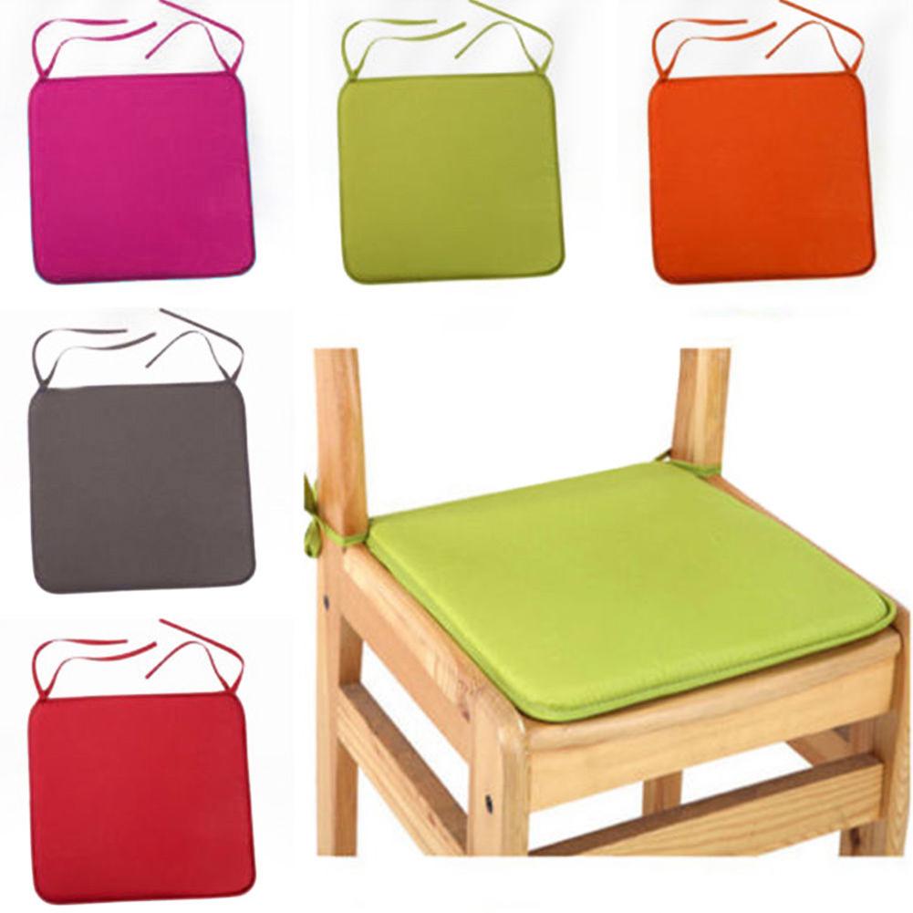 Cojines para silla de 40x40cm, asiento para comedor, sillas para