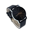 Casual Reloj Mujer Fashion Men Quartz Dial Clock Leather Wrist Watch Round Case Business Wrist Watch