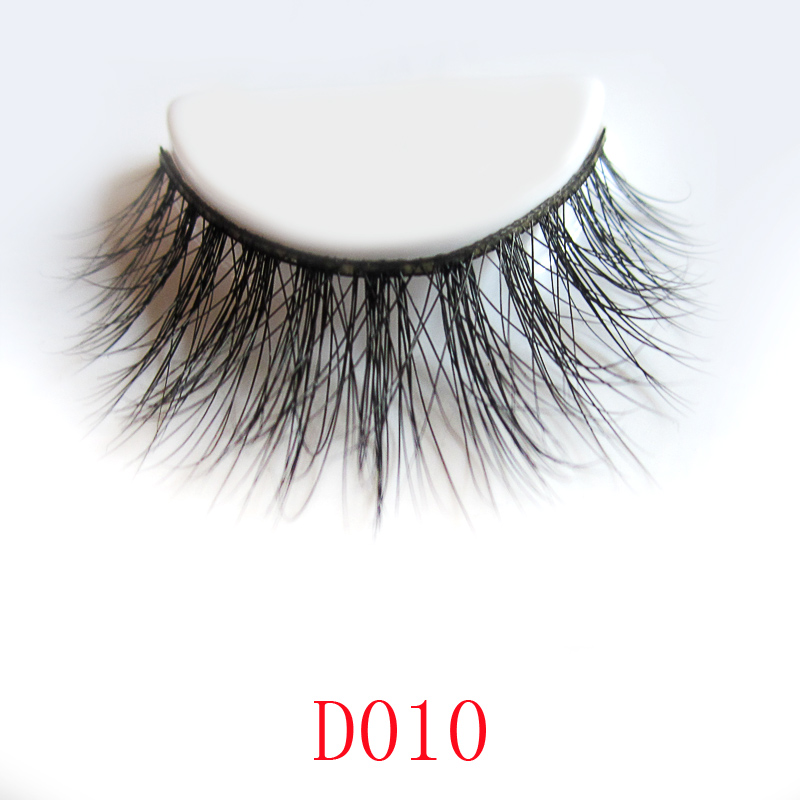 1pcs\/lot 3D mink lashes long strip beautiful mink fur false eyelashes ...