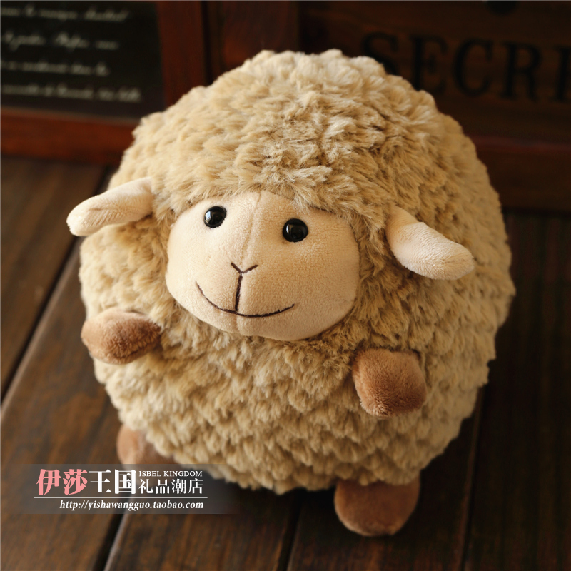 round sheep plush