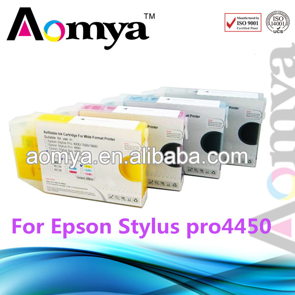 Compatible T6142 T6143 T6144 T6148 ink cartridge with Specialized Dye ink for Epson stylus pro 4400 pro4500 wide format printer
