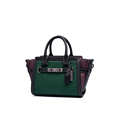 Women Contrast Color Handbag Fashion Thin Chain Shoulder Strap Trapezoid Bag Designer Retro Trendy High Quality