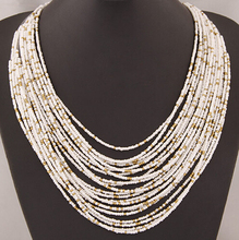 SPX5397 New 2014 Fashion Bohemian Bead Necklaces fashion necklaces for women 2014 collares accessories Body Jewelry