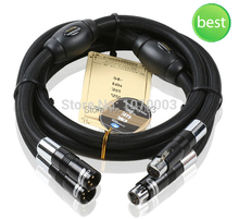 free shipping 6N OCC audiophile 24K gold-plated male and female XLR cable Choseal BB-5605