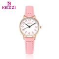 Fashion KEZZI Brand Lovely Children Watches Girls Daily Waterproof Leather Cartoon Watch Quartz Wristwatches For Girls