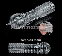 Wolf teeth penis sleeve enhancer delay ejaculation sleeve condom for men dildo accessory free shipping