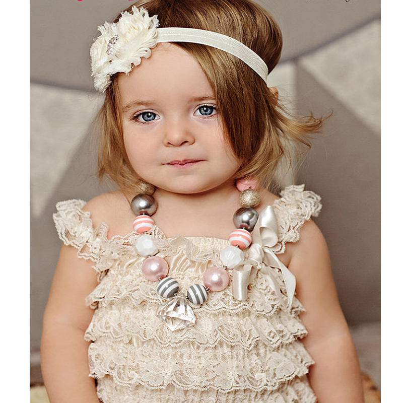 Hot sale summer baby clothes Set petti lace romper girl fashion infant toddler romper set