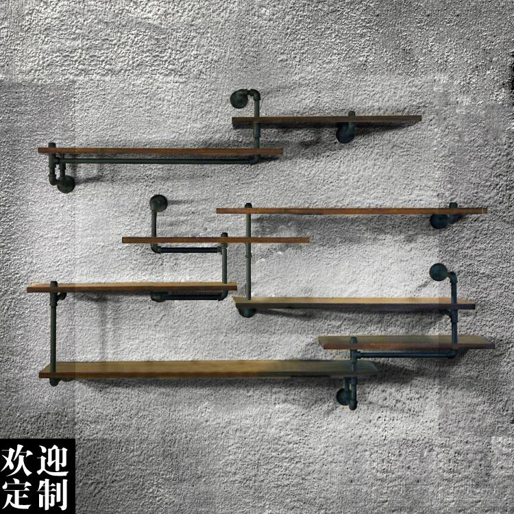 Antique wood creative personality to do the old retro industrial pipe 