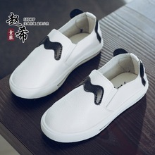 kids font b shoes b font for girl genuine leather kinderen schoenen meisjes slip on kids