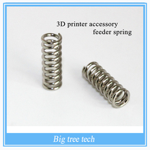 50PCS 3D Printer Accessory Feeder Compression /Spring For Ultimaker Makerbot Wade Extruder Nickel Plating 1.2mm 20mm