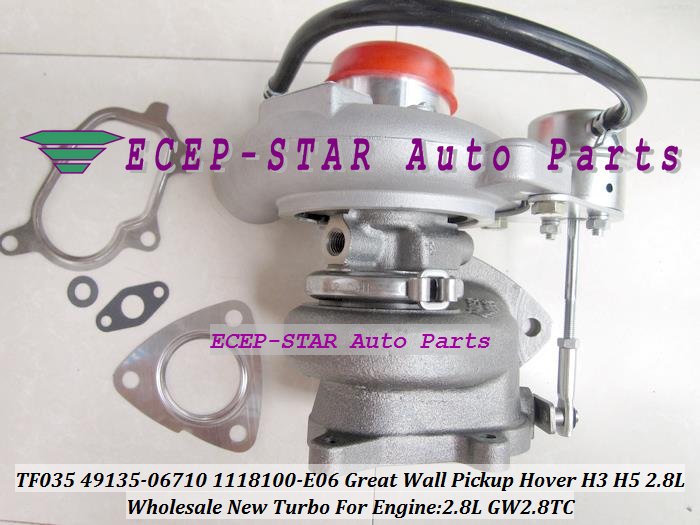 TF035HM TF035 49135-06710 1118100-E06 Turbocharger Turbo For Great Wall Pickup Hover H3 H5 2.8L GW2.8TC (3)