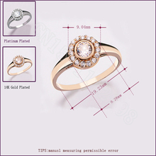 SI New 2015 Austrian Crystal fashion jewelry AAA CZ To Girlfriend Gifts top quality beautiful rings