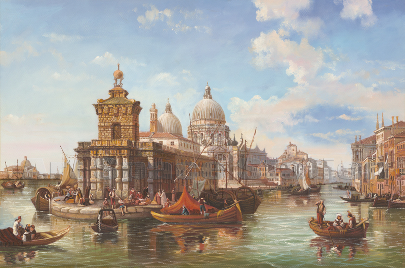 font b Venice b font Modern Oil Painting Home Decorative Art Picture 24 X36 Italy