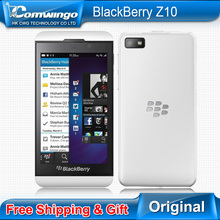 Original Unlocked Blackberry Z10 Dual core GPS WiFi 8.0MP camera 4.2 inch Touch Screen 16G storage cell Phones free shipping