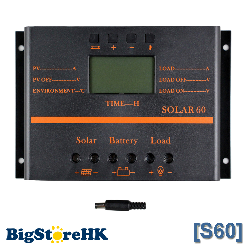 60A USB Solar Controller Carregador Solar Intelligent PWM Charging Mode Light Timer Control 60A for Led Light Solar Controller 60A USB Solar Controller Carregador Solar Intelligent PWM Charging Mode Light Timer Control 60A for Led Light Solar Controller