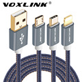 VOXLINK Micro 8 pin Type C USB Cable Cowboy Fast Charging USB Cable for iPhone 7