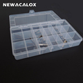 Plastic Toolbox Transparent Electronic Component Storage Box Casket SMD Metal Parts Screw Container DIY Tool