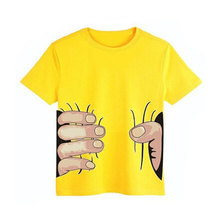 New 2016 boys girls t shirt cartoon anime figure despicable me minions clothes minion costume children