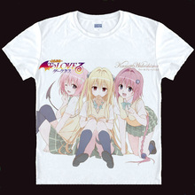 To Love-Ru Momo Nana Astar Anime gifts Christmas T shirts Japanese anime shirt 3d print Cosplay t-shirt Men’s t-shirt Camisetas