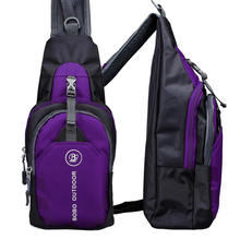 Excellent Quality 2016 Unisex Chest Back Pack Outdoor Hiking Sport Crossbody Shoulder Bag Men Women Package Rucksacks Hot