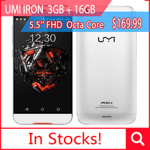 New UMI IRON 4G LTE Smartphone Android 5.0 MTK6753 1.5GHz Octa Core 5.5 Inch FHD Screen 3GB RAM/16GB ROM With 13MP Camera