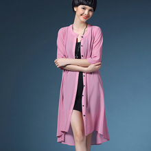 Burderry Sale New Trench Coat 2016 Spring And Summer Coat Female In Front Long Loose Section Was Chiffon Cardigan Free Shipping