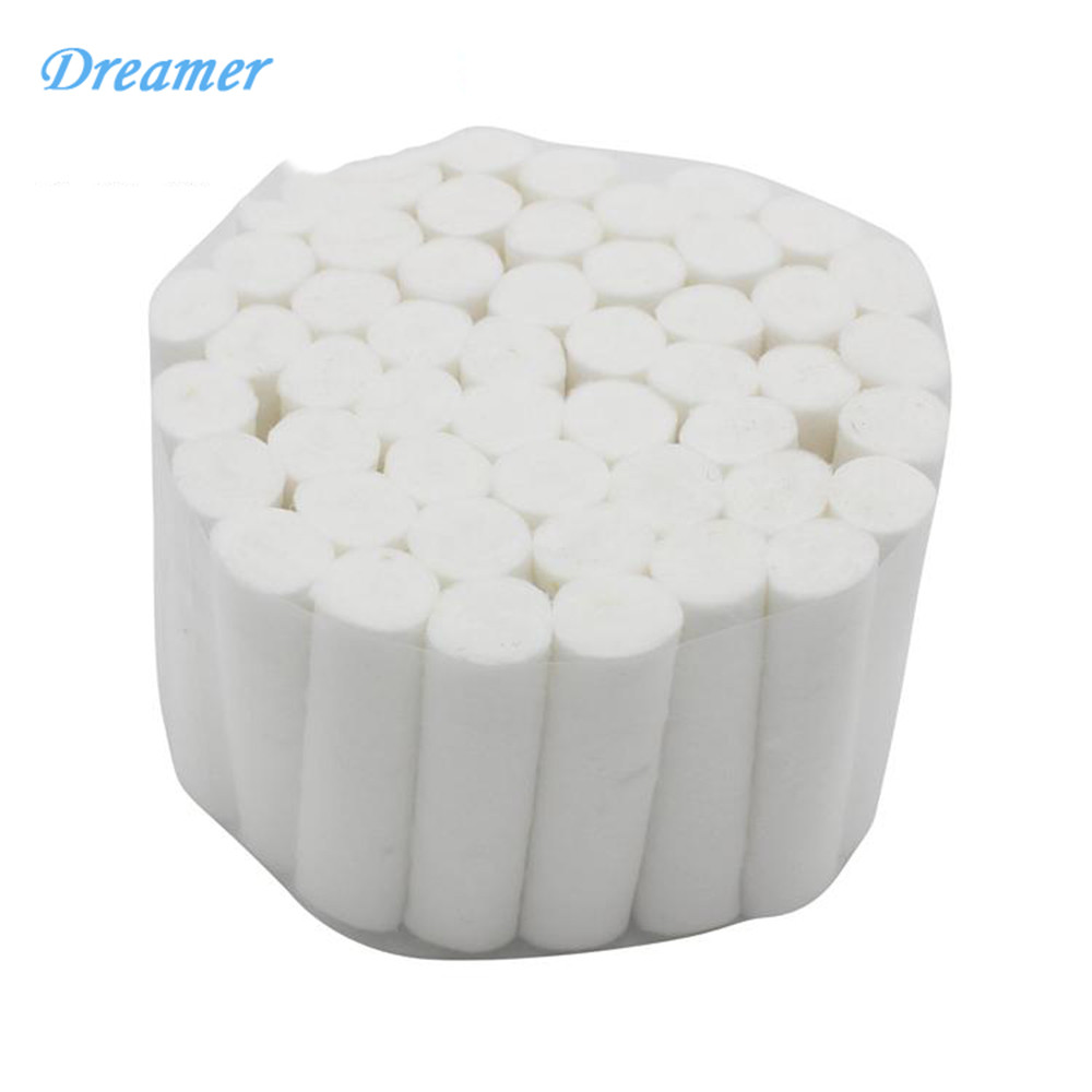 200PCS Dental Disposable Cotton Rolls Dental Materials Haemostasis