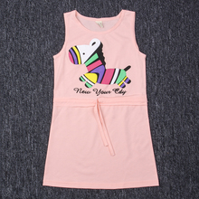 Baby girl dresses brand new cartoon summer cotton child dress girl’s wear Sleeveless kid clothes children dress