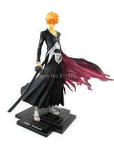 2014 New Free Shipping Anime Bleach Cosplay Kurosaki Ichigo Latest Style Action Figure PVC 20cm(7.9”) 1/8 Scale Toys Hot Sale
