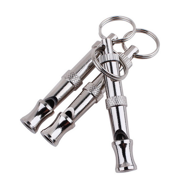 1 PCS Bamboo Joint Shape Stainless Steel Dog Training Adjustable Sound Whistle Pet Products Supplies Free Shipping