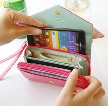 Wallet Case Women Girl PU Leather Pouch Cover for iPhone 4S 5S 5C 6 6S Lovely Luxury Case Capa for Samsung Galaxy S2 S3 S4 S5