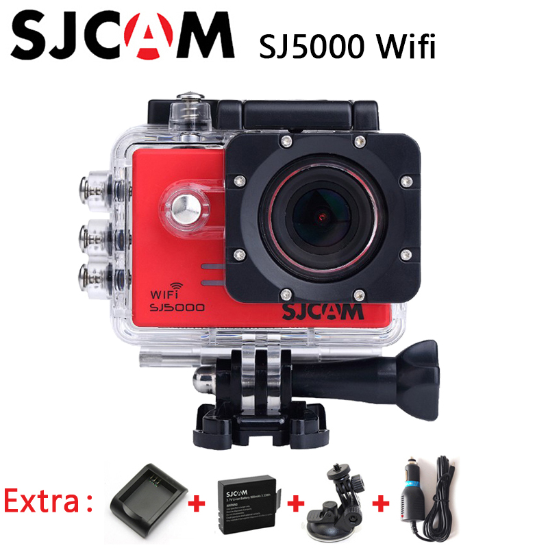  SJCAM SJ5000    WiFi  96655 HD 1080 P   +    +  + ExtraBattery +  