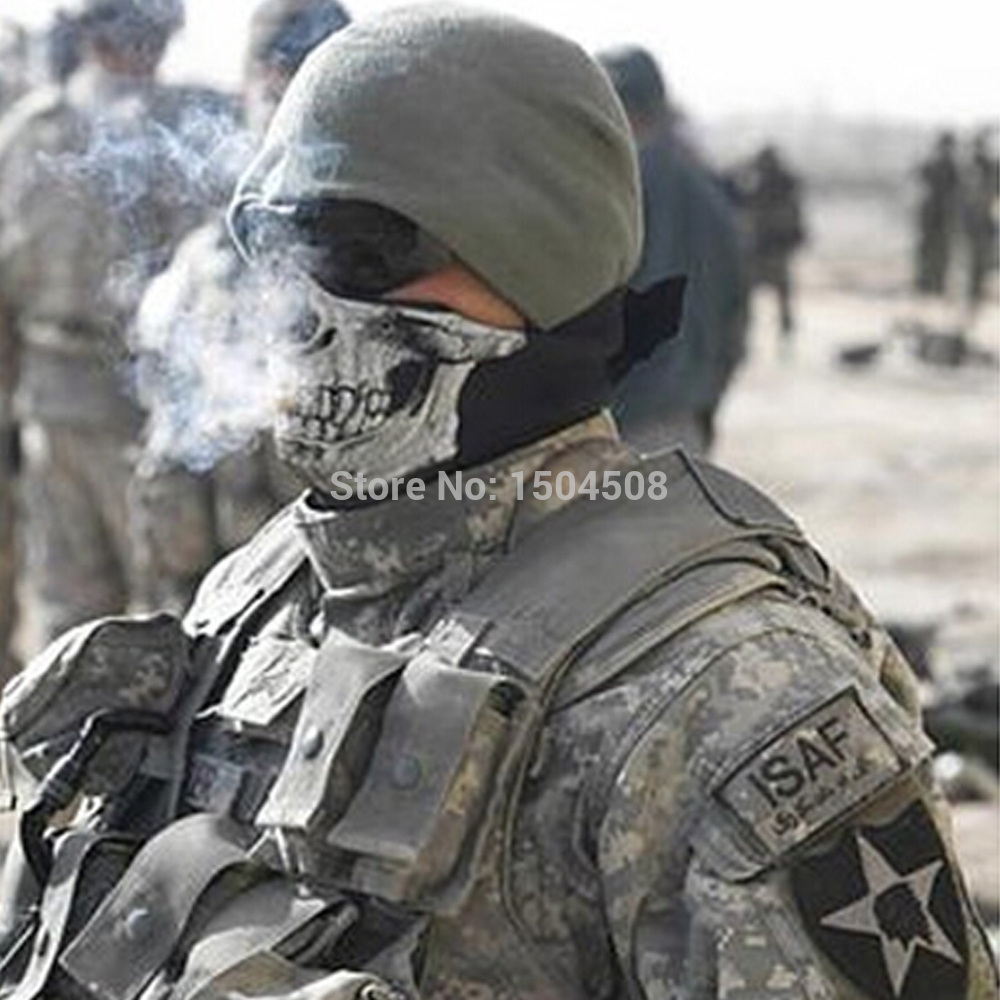 air force Skull Tubular Protective Dust Mask Bandana Motorcycle Polyester Scarf Face Neck Warmer Mask free